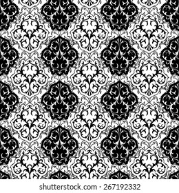 Vector Seamless Fabric Fashion Pattern. Vector Illustration.