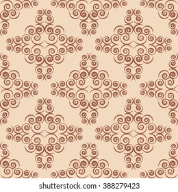 Vector seamless fabric pattern.
