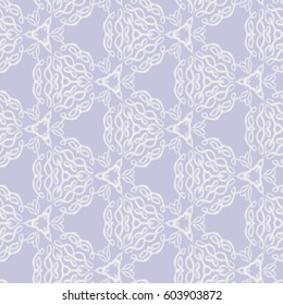 Vector seamless fancy pattern in pastel tones.