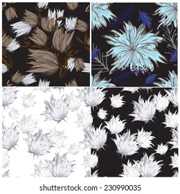 Vector Seamless Floral 