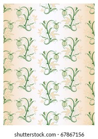 vector seamless floral back ground. vintage style.4 clipping masks