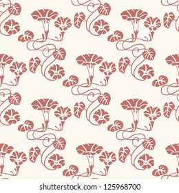 Vector Seamless Floral Background