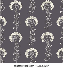 Vector Seamless Floral Background