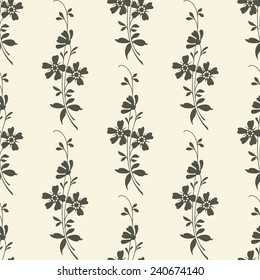 Vector Seamless Floral Background