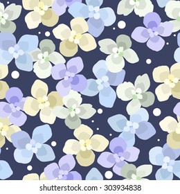 Vector seamless floral background