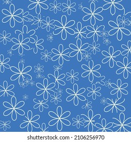 fondo floral sin costuras vectorial, patrón transparente con flores.