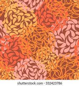 Vector seamless floral background. color abstract wallpaper