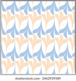Vector seamless floral colorful flower pattern background