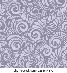 Vector seamless floral elegant seamless pattern
