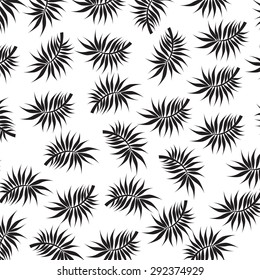 Vector seamless floral flowers texture background