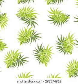 Vector seamless floral flowers texture background