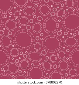 Vector seamless floral geometric pattern. Vintage background. Fabric, Scrapbooking