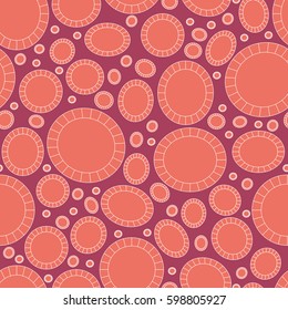 Vector seamless floral geometric pattern. Vintage background. Fabric, Scrapbooking