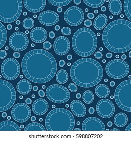 Vector seamless floral geometric pattern. Vintage background. Fabric, Scrapbooking