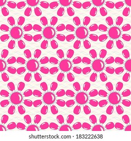 Vector seamless floral illustration