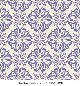 vector seamless floral pattern