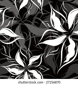 Vector. Seamless floral pattern