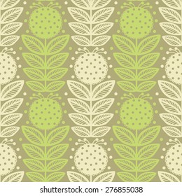 Vector seamless floral pattern