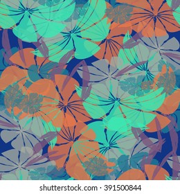 Vector seamless floral pattern.