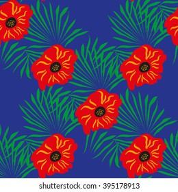 Vector seamless floral pattern.