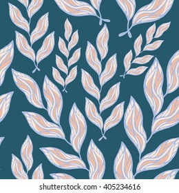 Vector seamless floral pattern