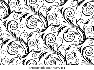 vector seamless floral pattern