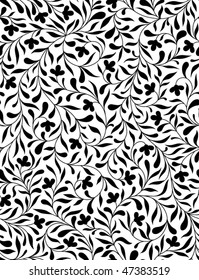 vector seamless floral pattern