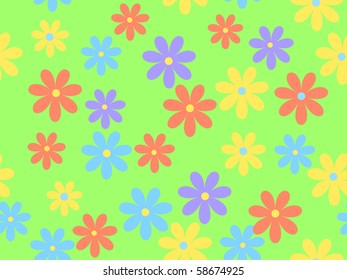 vector seamless floral pattern