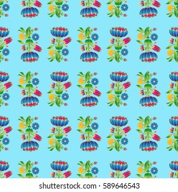 Vector seamless floral pattern.