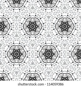 vector seamless floral pattern background