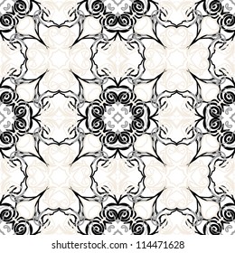 vector seamless floral pattern background