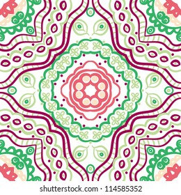 vector seamless floral pattern background