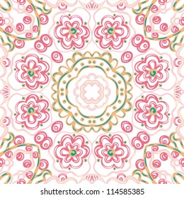vector seamless floral pattern background