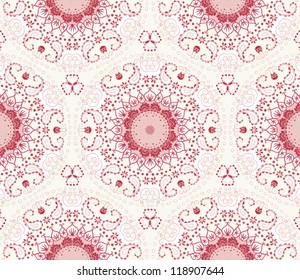 vector seamless floral pattern background