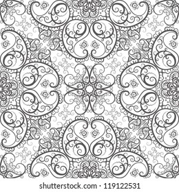 vector seamless floral pattern background