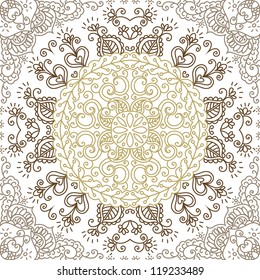 vector seamless floral pattern background