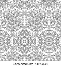 vector seamless floral pattern background