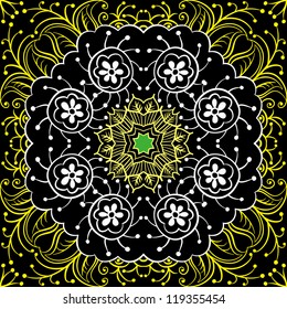 vector seamless floral pattern background