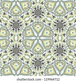 vector seamless floral pattern background