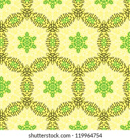 vector seamless floral pattern background