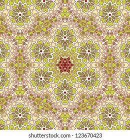 vector seamless floral pattern background