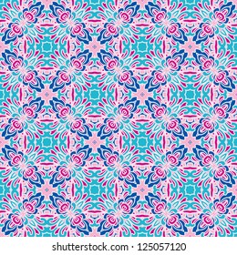 vector seamless floral pattern background