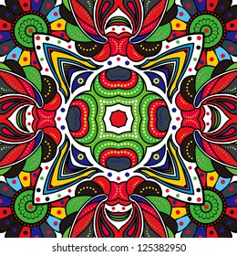 vector seamless floral pattern background