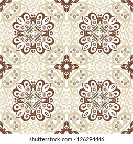 vector seamless floral pattern background