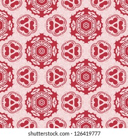 vector seamless floral pattern background