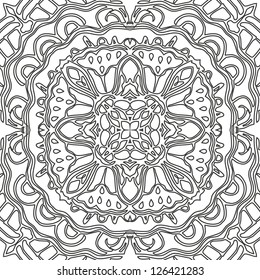 vector seamless floral pattern background
