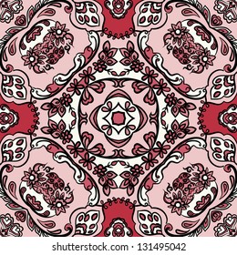 vector seamless floral pattern background