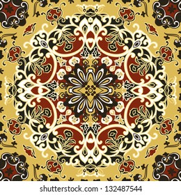 vector seamless floral pattern background