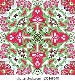 vector seamless floral pattern background