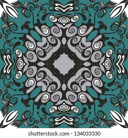 vector seamless floral pattern background